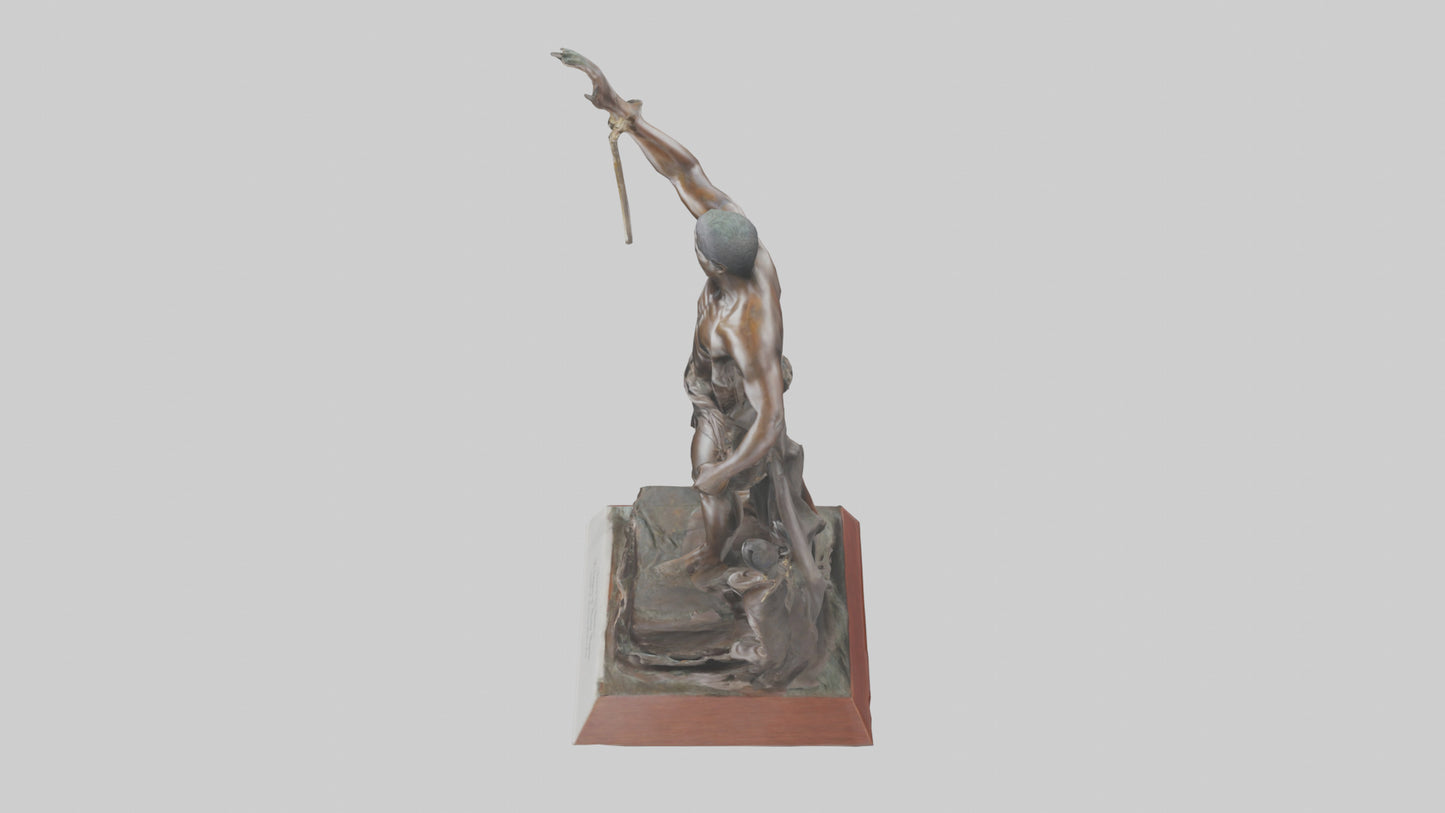 3D model Power of Emancipation statue model VR / AR / low-poly