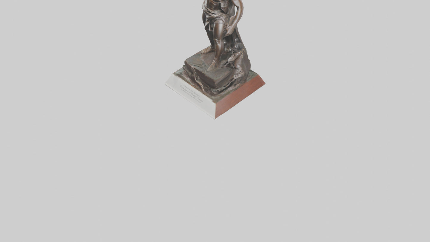 3D model Power of Emancipation statue model VR / AR / low-poly