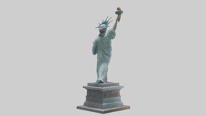 3D model Power of Liberty statue model VR / AR / low-poly