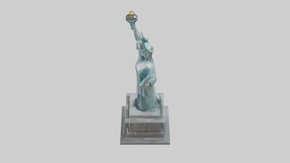 3D model Power of Liberty statue model VR / AR / low-poly