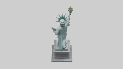 3D model Power of Liberty statue model VR / AR / low-poly