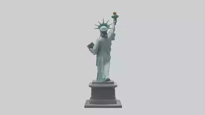 3D model Power of Liberty statue model VR / AR / low-poly