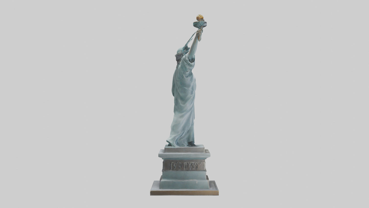 3D model Power of Liberty statue model VR / AR / low-poly