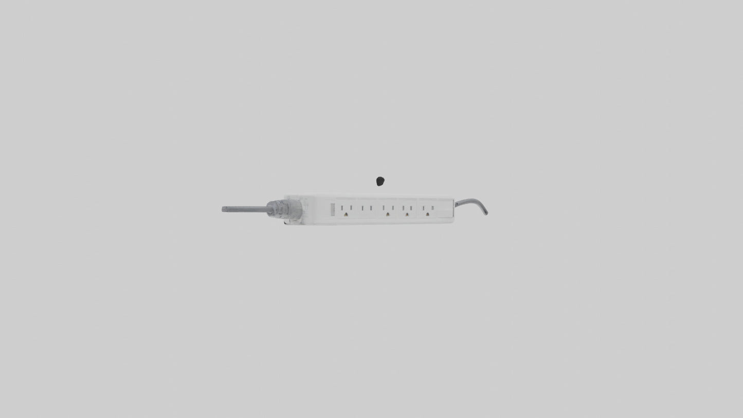 3D model Power strip model VR / AR / low-poly