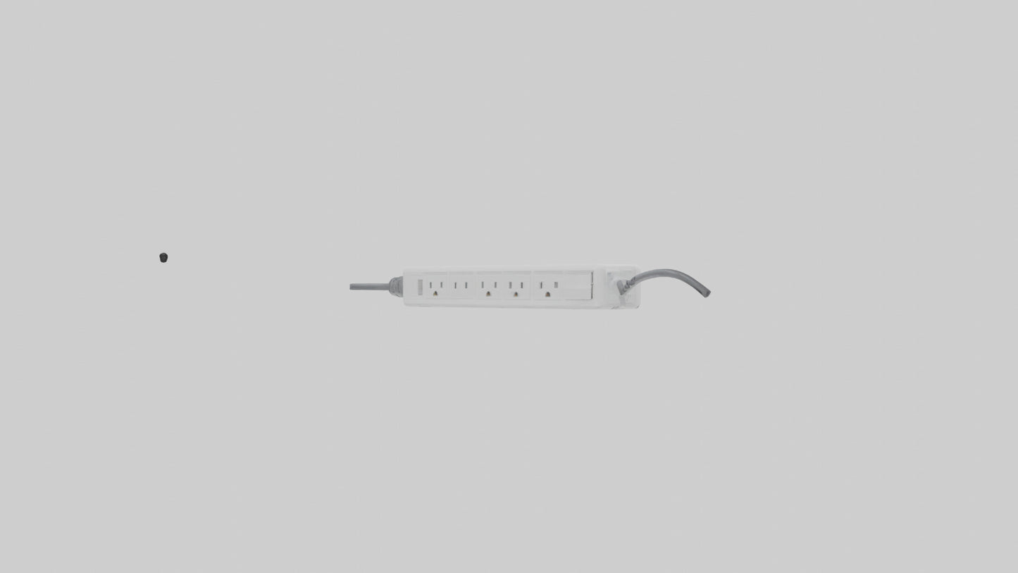 3D model Power strip model VR / AR / low-poly