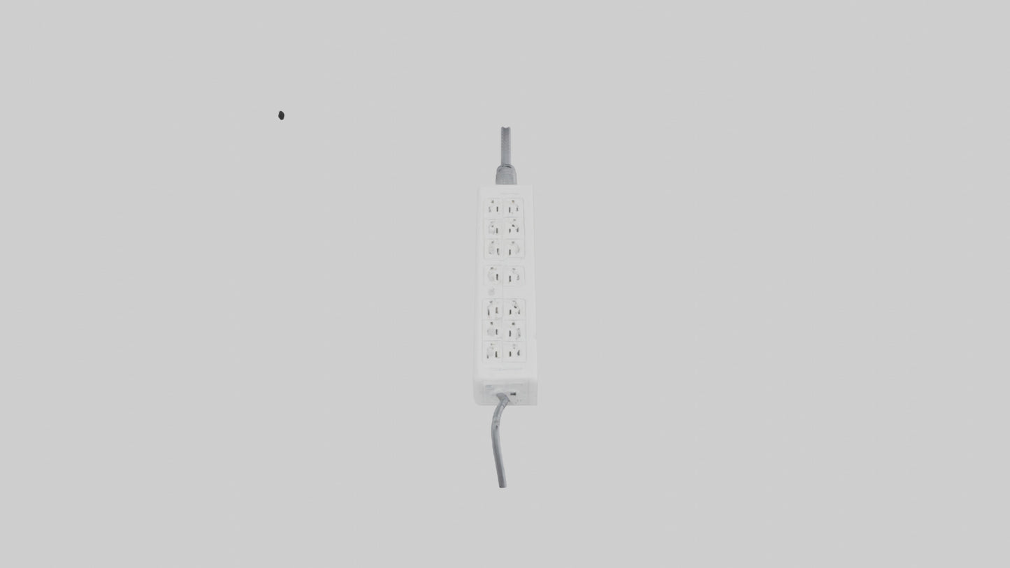 3D model Power strip model VR / AR / low-poly