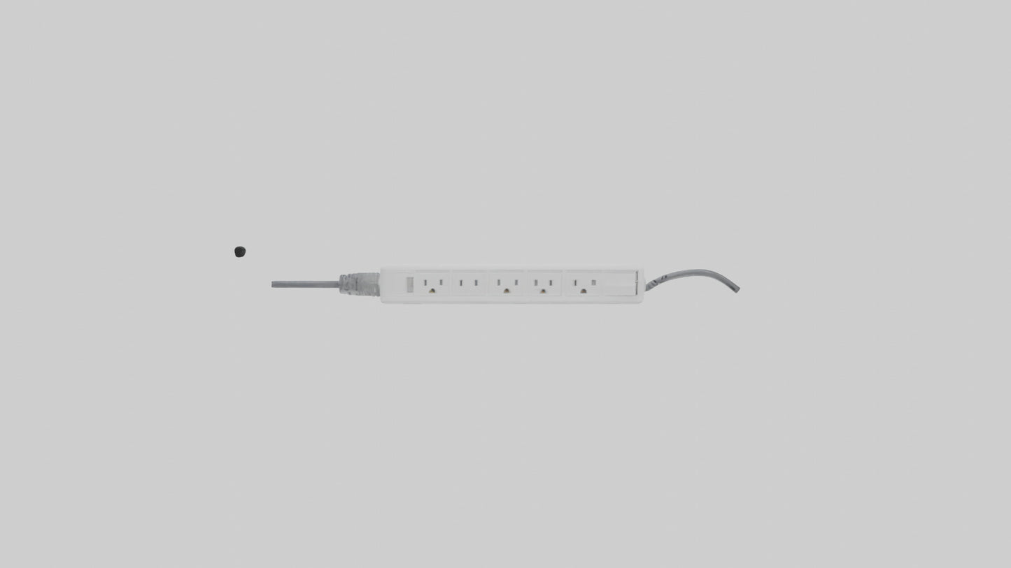 3D model Power strip model VR / AR / low-poly