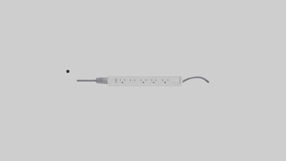 3D model Power strip model VR / AR / low-poly