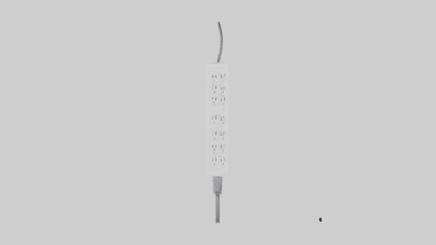 3D model Power strip model VR / AR / low-poly
