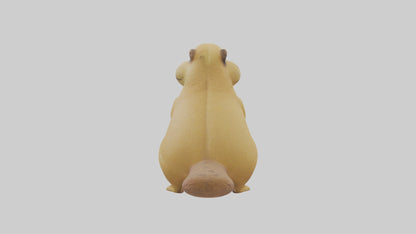 Prairie Dog chirping model VR / AR / low-poly