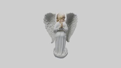 3D model Praying Angel statue model VR / AR / low-poly