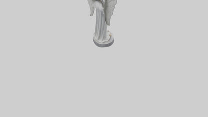 3D model Praying Angel statue model VR / AR / low-poly
