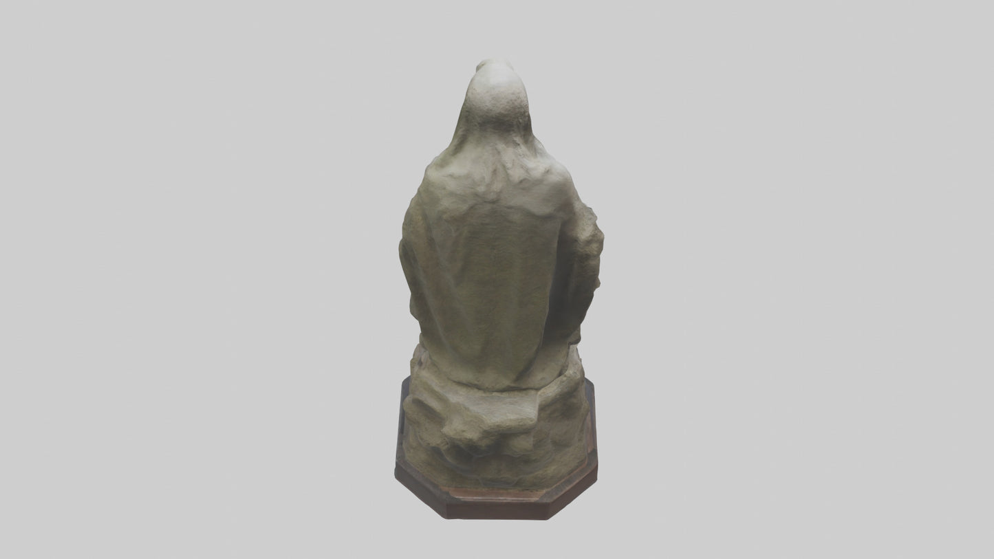 3D model Preservation of Earth Memorial Statue model VR / AR / low-poly