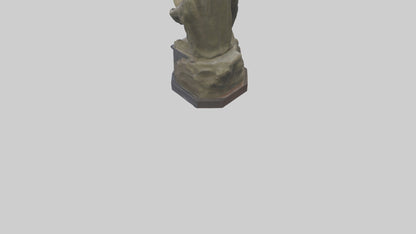 3D model Preservation of Earth Memorial Statue model VR / AR / low-poly