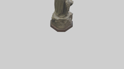 3D model Preservation of Earth Memorial Statue model VR / AR / low-poly