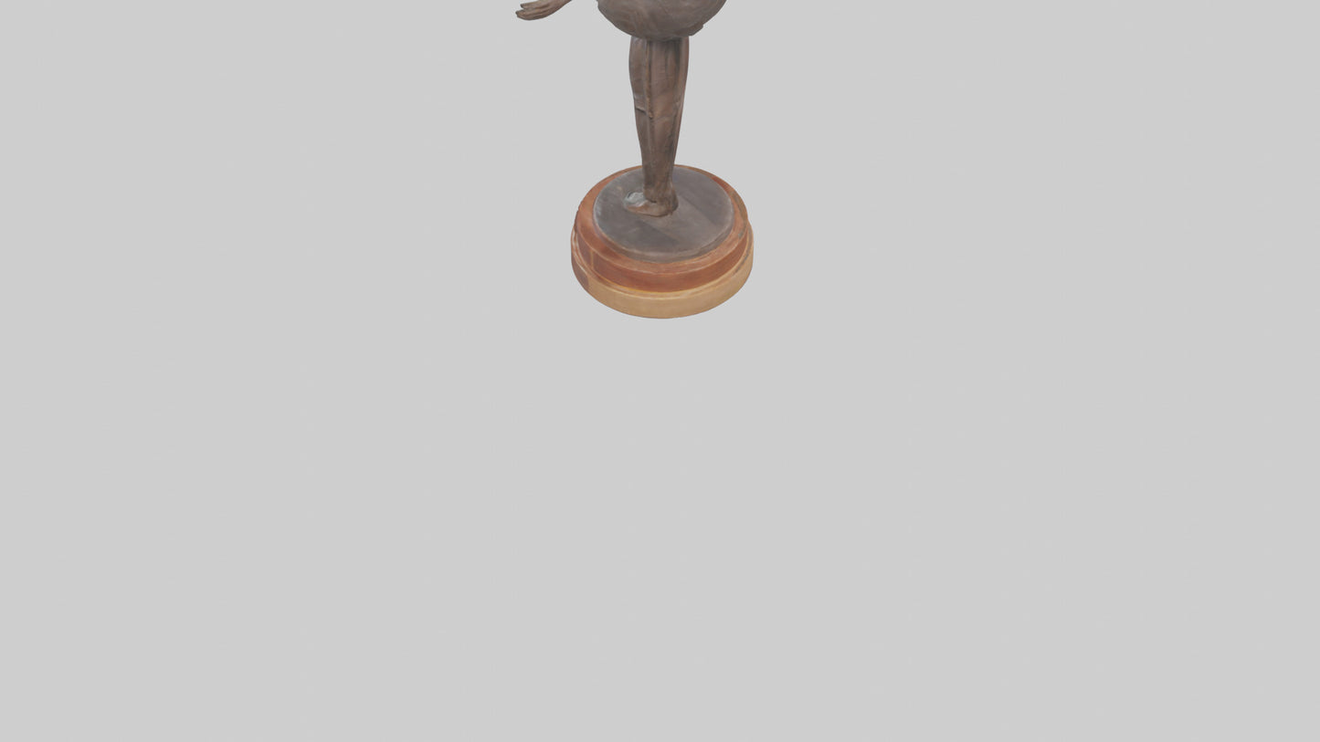 3D model Preservation of Resources Statue model VR / AR / low-poly