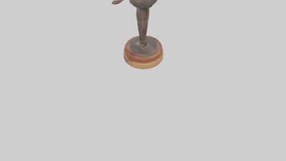 3D model Preservation of Resources Statue model VR / AR / low-poly