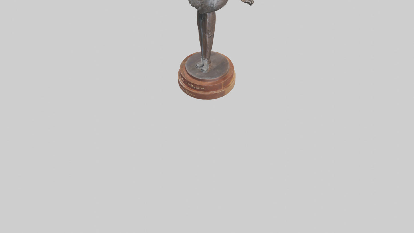 3D model Preservation of Resources Statue model VR / AR / low-poly
