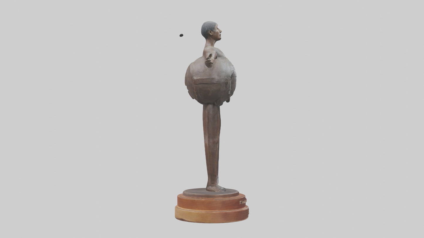 3D model Preservation of Resources Statue model VR / AR / low-poly