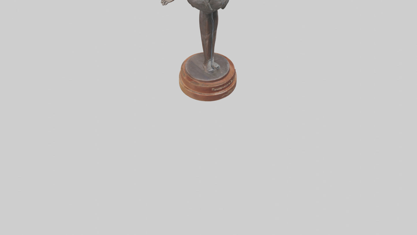 3D model Preservation of Resources Statue model VR / AR / low-poly