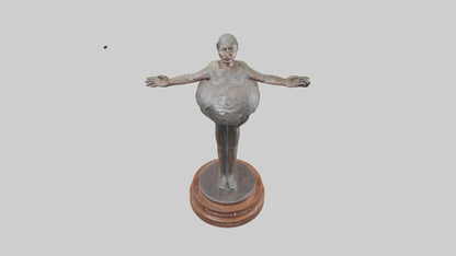 3D model Preservation of Resources Statue model VR / AR / low-poly