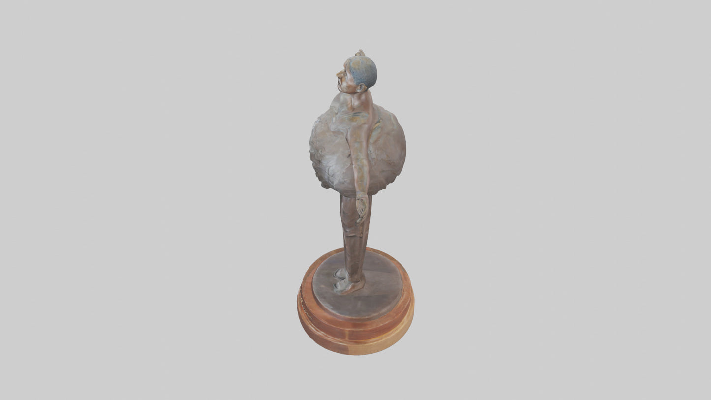 3D model Preservation of Resources Statue model VR / AR / low-poly