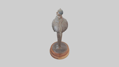 3D model Preservation of Resources Statue model VR / AR / low-poly