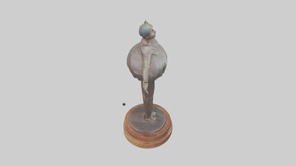 3D model Preservation of Resources Statue model VR / AR / low-poly