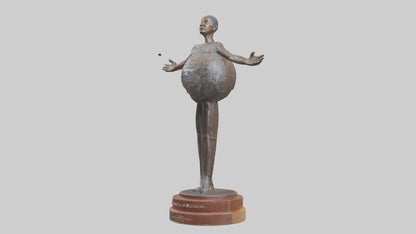 3D model Preservation of Resources Statue model VR / AR / low-poly