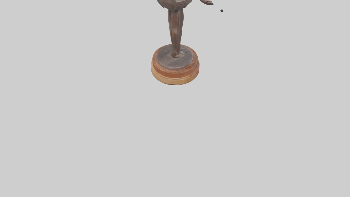 3D model Preservation of Resources Statue model VR / AR / low-poly