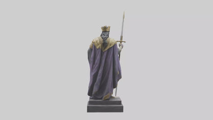 3D model Prince Warrior statue model VR / AR / low-poly