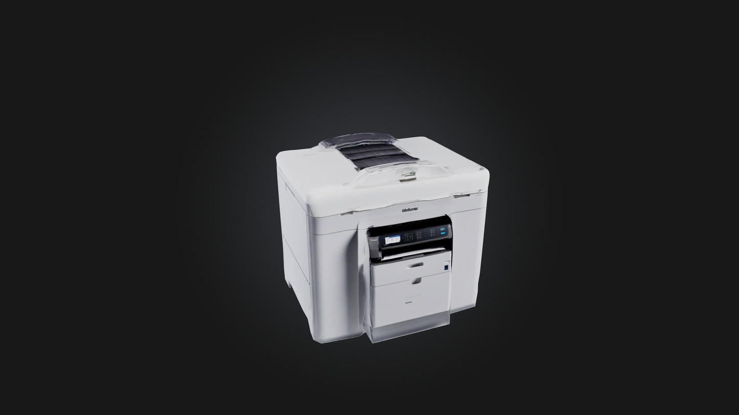 3D model Printer VR / AR / low-poly