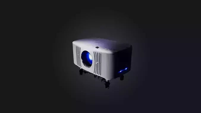 3D model Projector VR / AR / low-poly