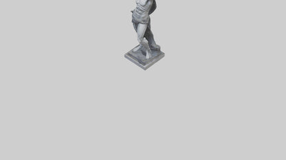 Prometheus statue model VR / AR / low-poly