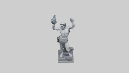 Prometheus statue model VR / AR / low-poly