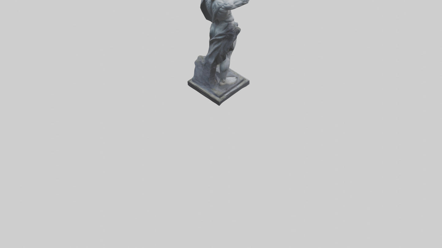 Prometheus statue model VR / AR / low-poly