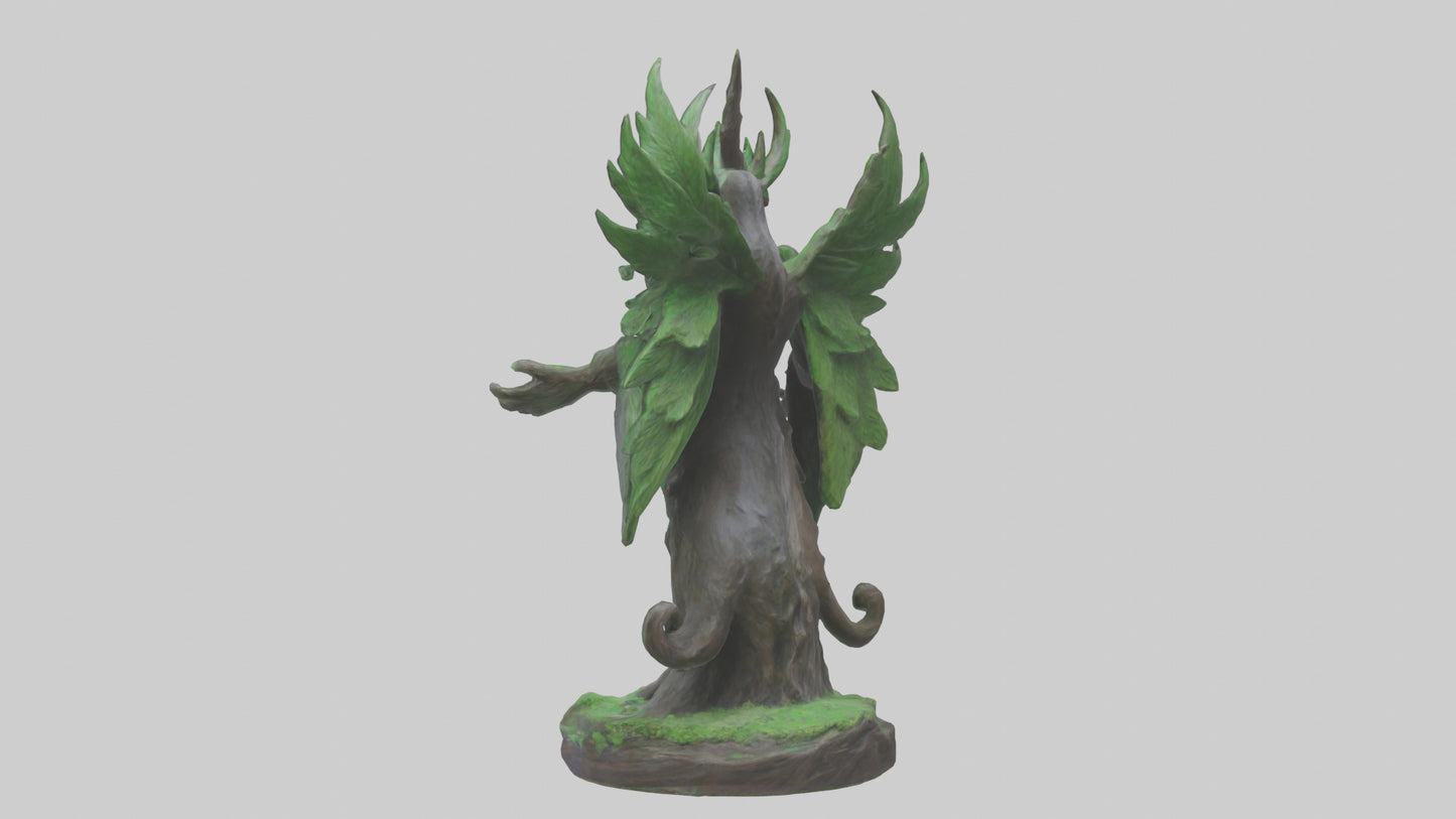 3D model Protect the Forest Statue model VR / AR / low-poly