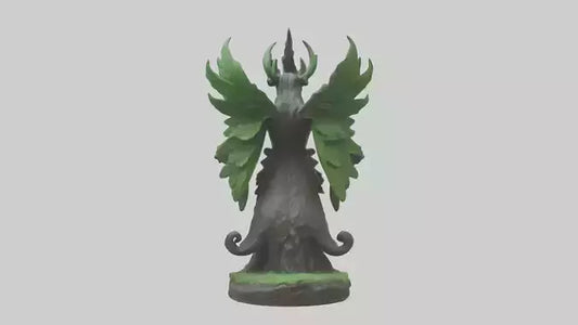 3D model Protect the Forest Statue model VR / AR / low-poly