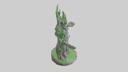 3D model Protect the Forest Statue model VR / AR / low-poly