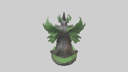 3D model Protect the Forest Statue model VR / AR / low-poly