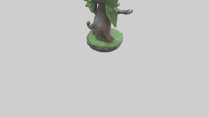 3D model Protect the Forest Statue model VR / AR / low-poly