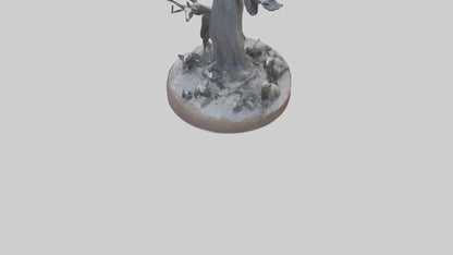 3D model Protecting Wildlife Memorial Statue model 2 VR / AR / low-poly