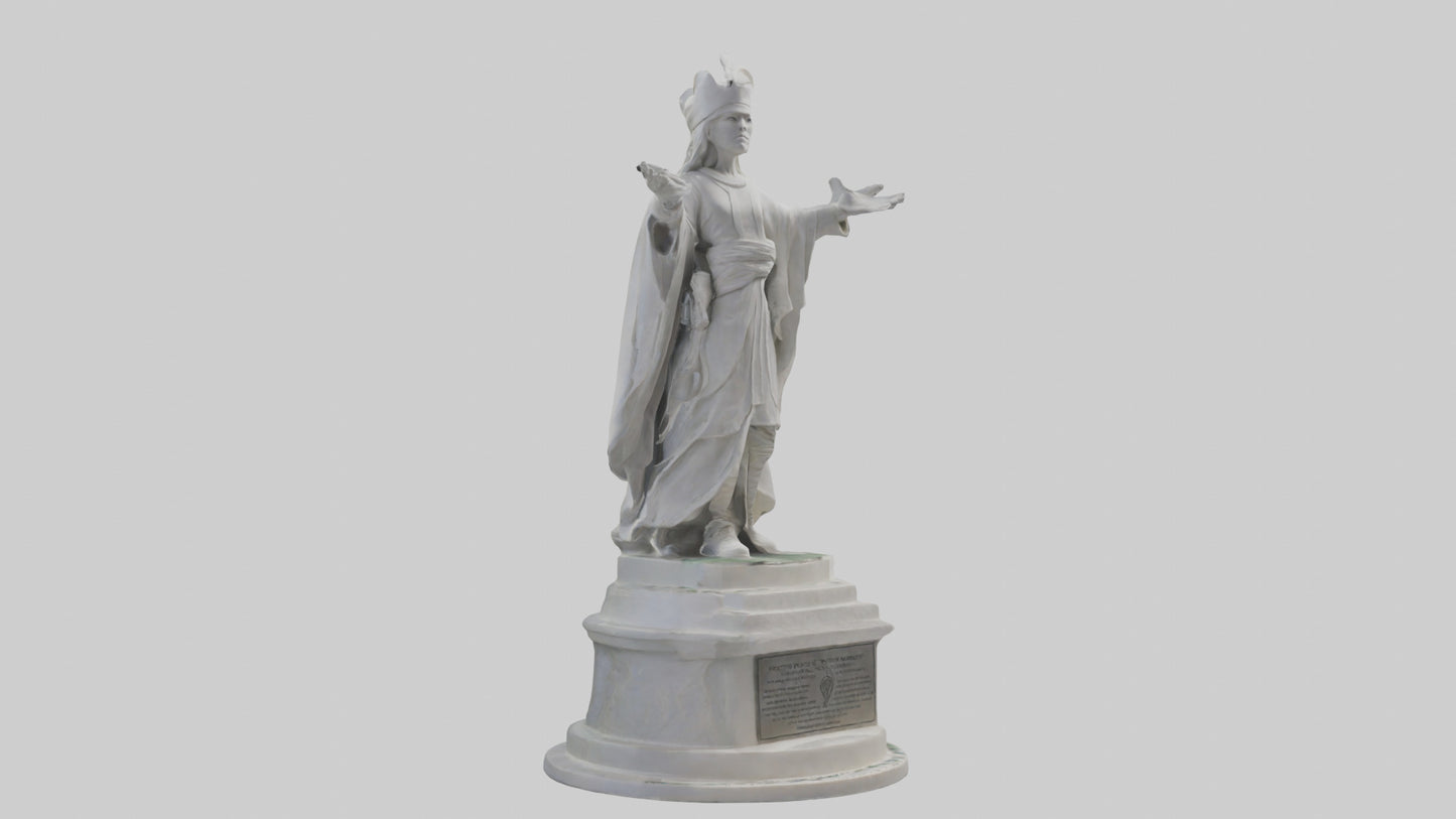 3D model Protector of Peace monument model VR / AR / low-poly