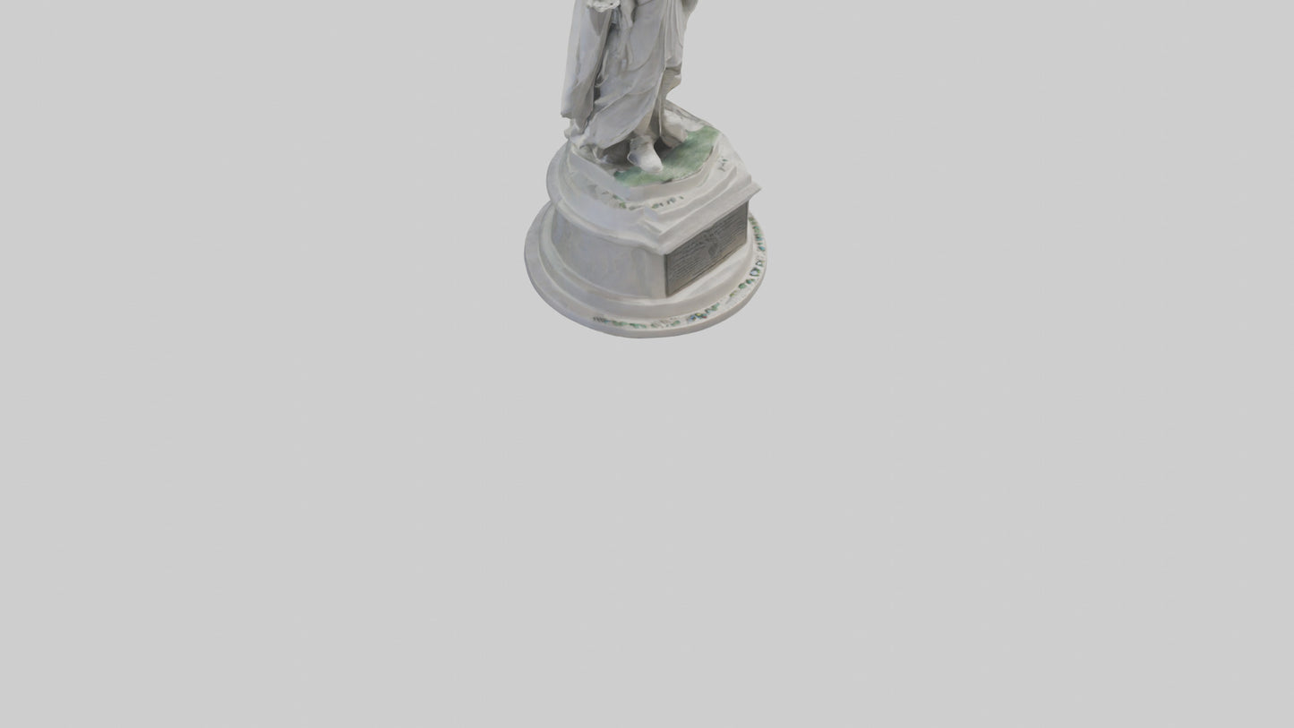 3D model Protector of Peace monument model VR / AR / low-poly
