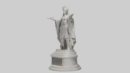 3D model Protector of Peace monument model VR / AR / low-poly