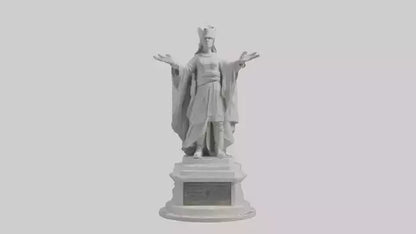 3D model Protector of Peace monument model VR / AR / low-poly