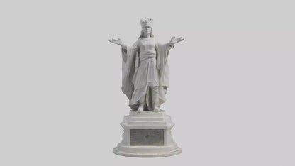 3D model Protector of Peace monument model VR / AR / low-poly