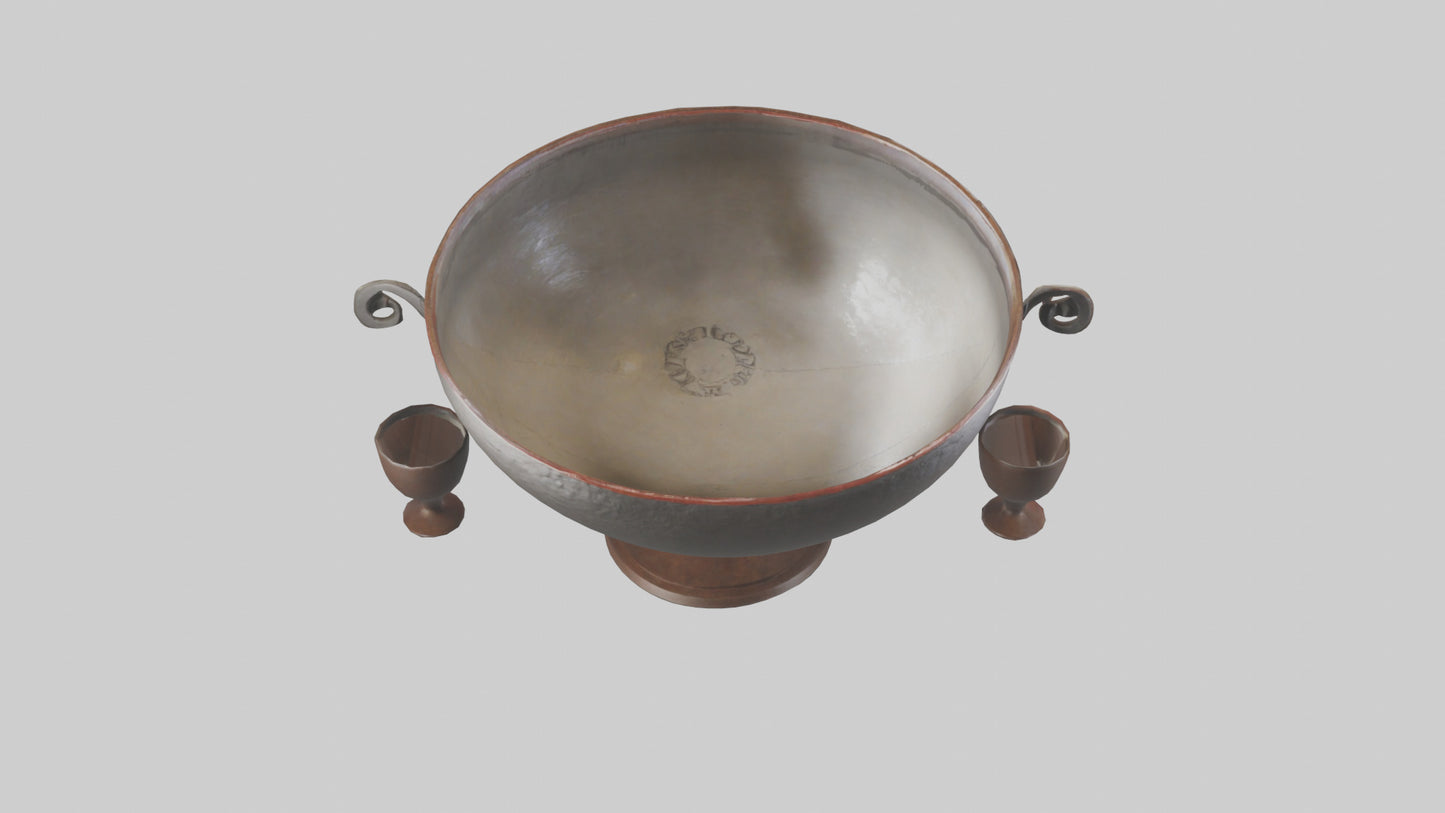 3D model Punch Bowl model VR / AR / low-poly