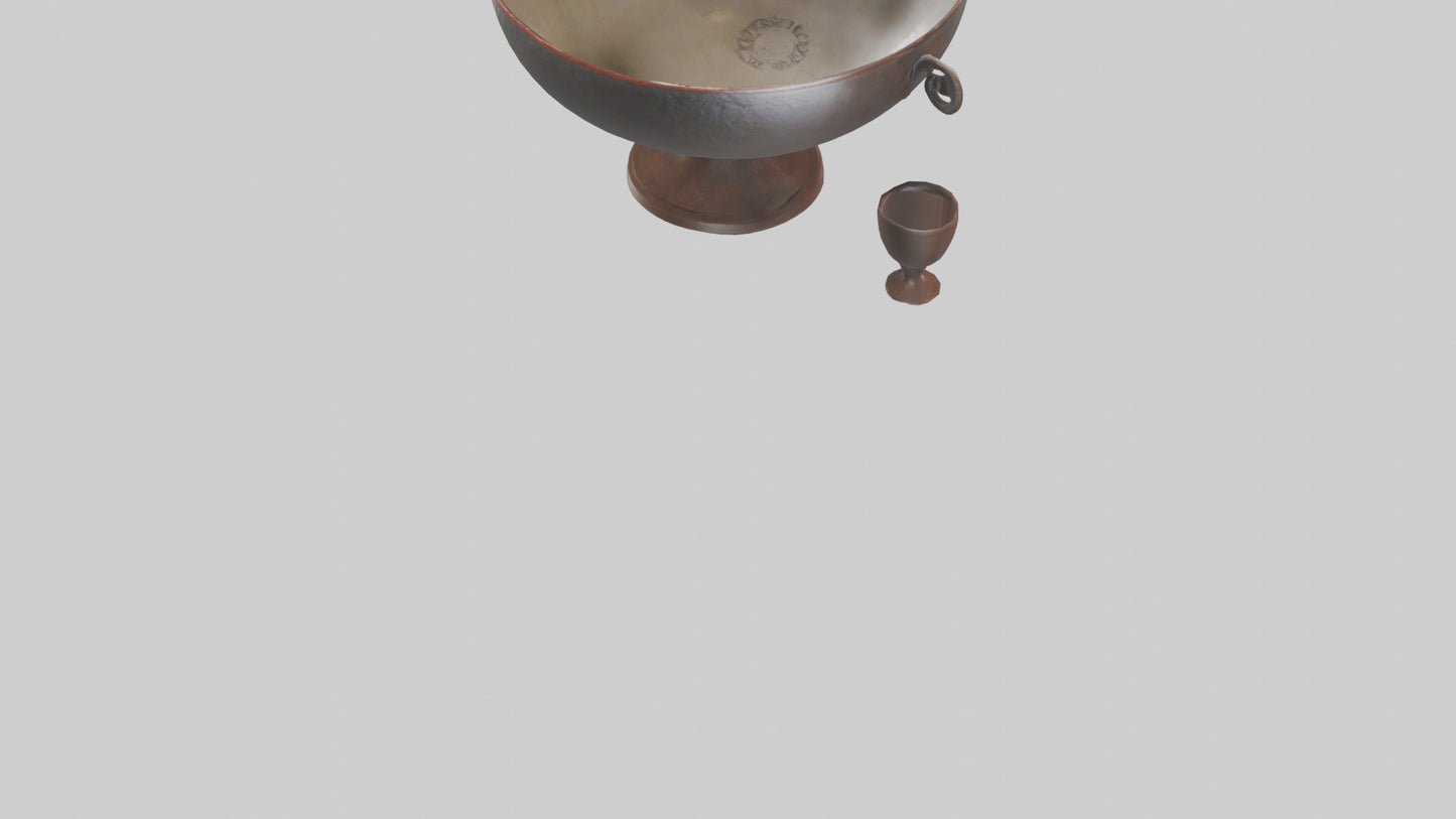 3D model Punch Bowl model VR / AR / low-poly
