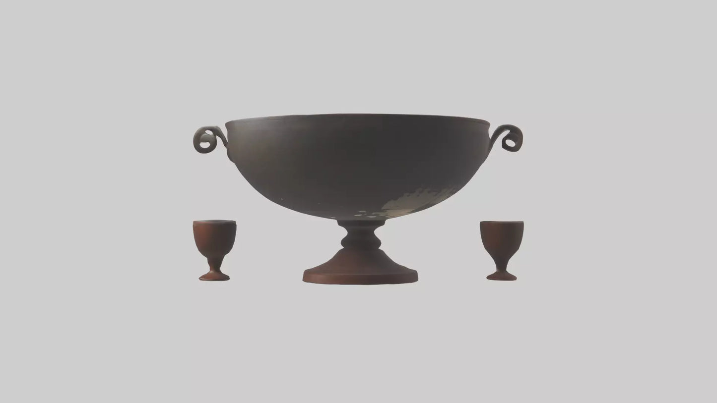 3D model Punch Bowl model VR / AR / low-poly